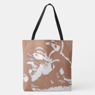 Bolsa Tote Animais dos animais selvagens dos pássaros dos