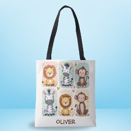 Bolsa Tote Animais Safari Whimsic