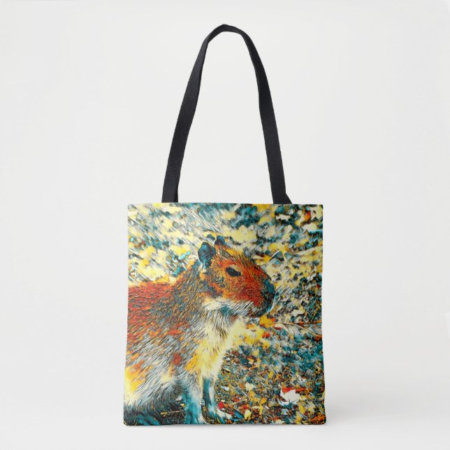 Bolsa Tote AnimalArt_Capybara_003 (Frente)