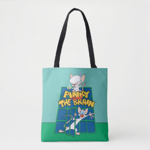 Bolsa Tote Animaniacs   Pinky e o Gráfico da Gaiola do Cérebr