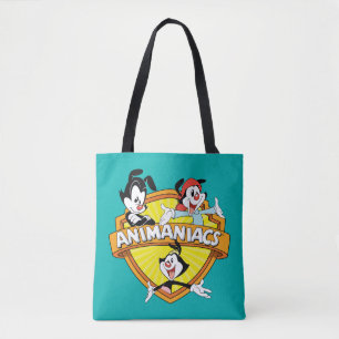 Bolsa Tote Animaniacs Warner Brothers & Sister WB Shield