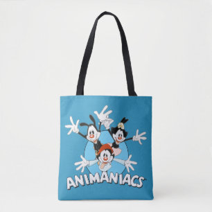 Bolsa Tote Animaniacs Warner Siblings Wide Arms Graphic