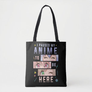 Bolsa Tote Anime assistindo moça japonesa ao vivo
