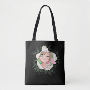 Bolsa Tote Anime Bonita Garota Kawaii Corações Adoram Otaku
