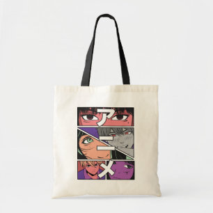 Bolsa Tote Anime Heroes e Japonês Kanji para Anime