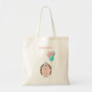 Bolsa Tote Aniversário bonito do ouriço
