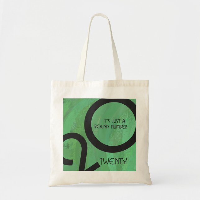 Bolsa Tote Aniversário da Década Verde (Frente)
