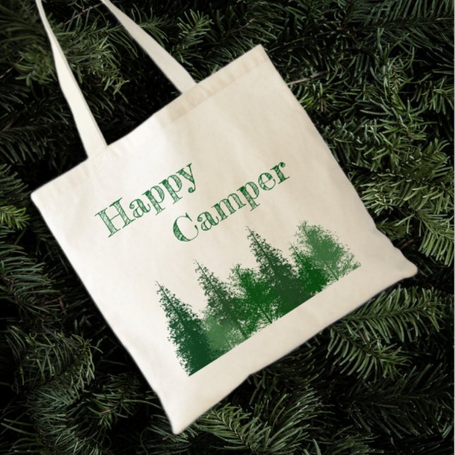 Bolsa Tote Aniversário das Árvores da Floresta (Criador carregado)