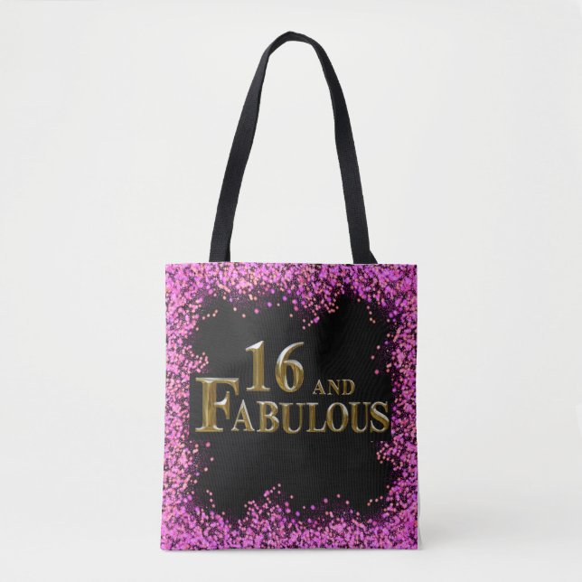 Bolsa Tote Aniversário de 16 anos (Frente)