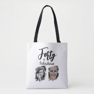 Bolsa Tote Aniversário de 40 anos de Foto 40 e fabulosa 2
