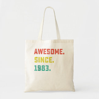 Bolsa Tote aniversário de 40 anos Gift Vintage Incrível Desde