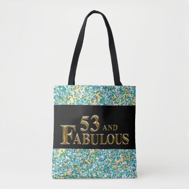 Bolsa Tote Aniversário de 53 anos (Frente)
