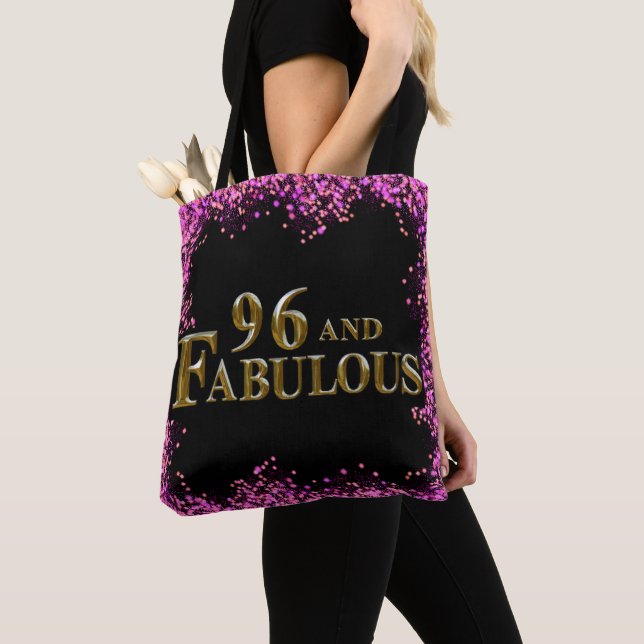 Bolsa Tote Aniversário de 96 anos (Close Up)