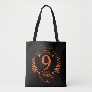 Bolsa Tote Aniversário de casamento de Lapis Lazuli 10 anos
