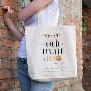 Bolsa Tote Aniversário de criança Bela de Abóbora Pumpkin Peq