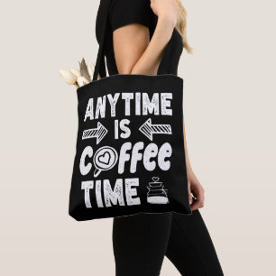 Bolsa Tote Aniversário do Café Time Caffeine Addicto
