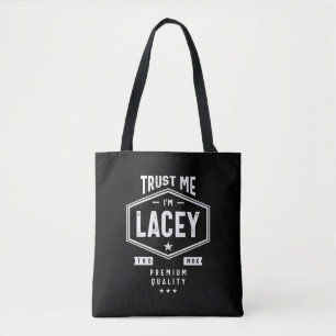 Bolsa Tote Aniversário do Nome Personalizado Lacey
