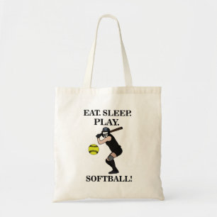 Bolsa Tote Aniversário do Treinador de Softball