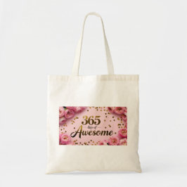 Bolsa Tote Aniversário mágico, contador floral, comprando sac