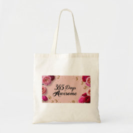 Bolsa Tote Aniversário mágico, contador floral, comprando sac