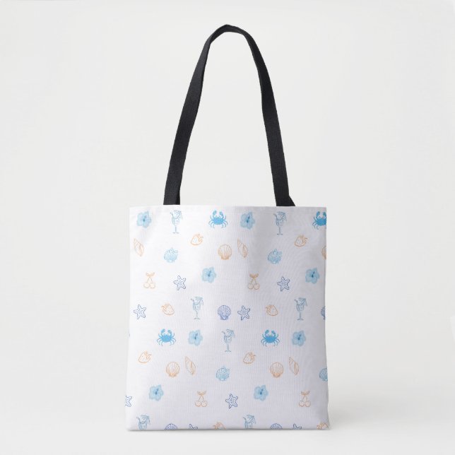 Bolsa Tote Aniversário no Clube de Praia (Frente)