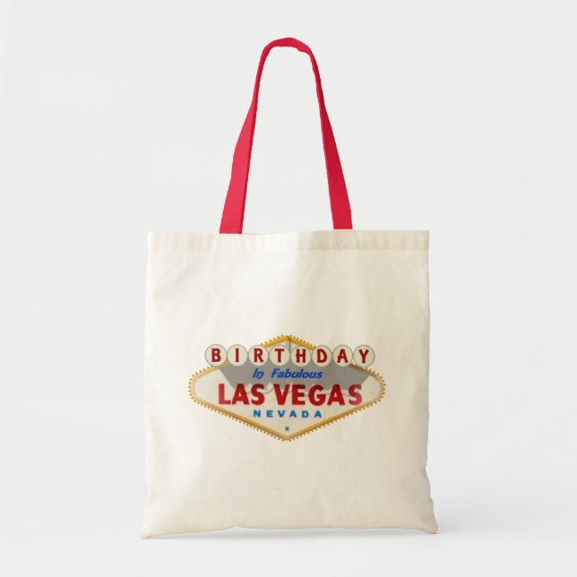 Bolsa Tote ANIVERSÁRIO No Fabuloso Saco De Las Vegas (Frente)
