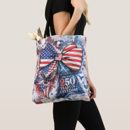 Bolsa Tote Aniversário Patriótico de 250 Anos