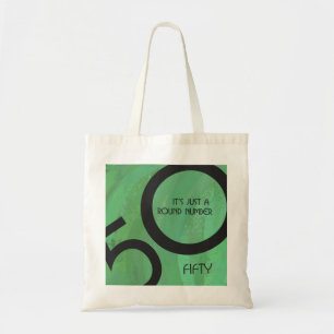 Bolsa Tote Aniversário Verde de 50 Décadas