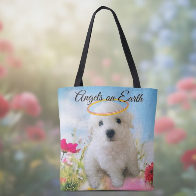 Bolsa Tote Anjo Cachorrinho (Criador carregado)