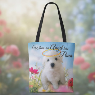 Bolsa Tote Anjo Cachorrinho 