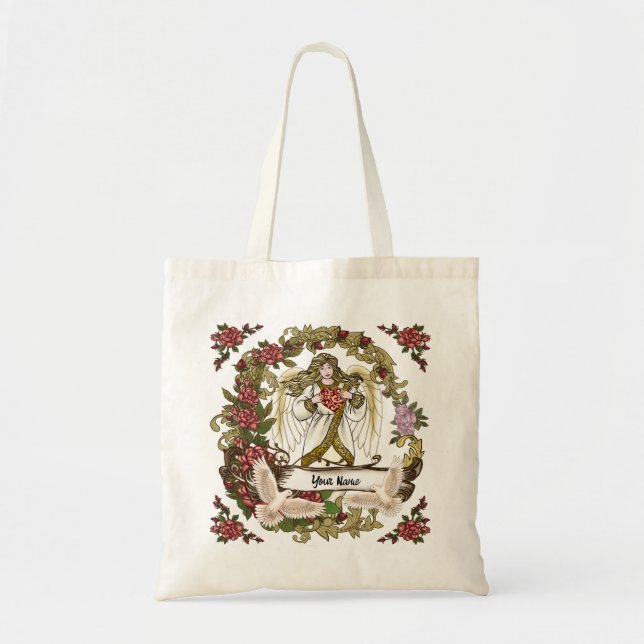 Bolsa Tote Anjo das Rosas  (Frente)