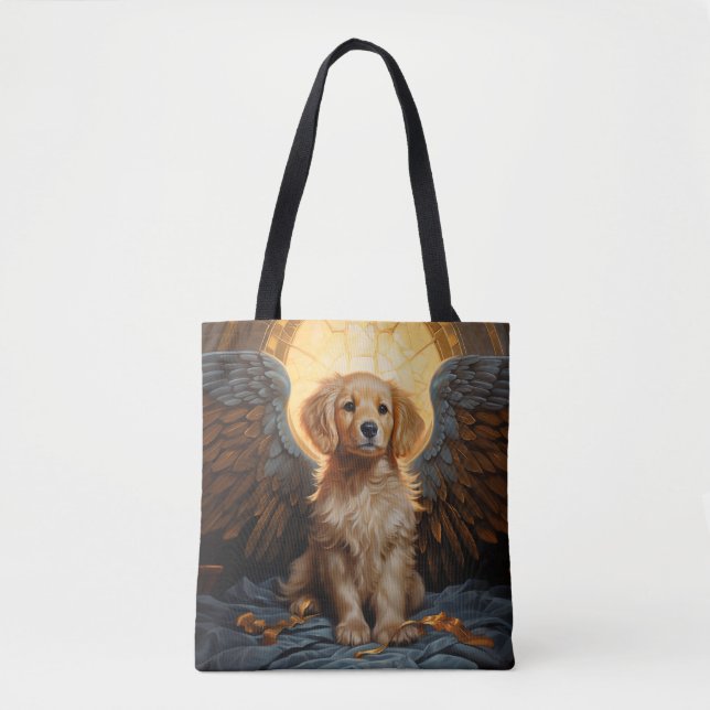 Bolsa Tote Anjo do ouro Retriever (Frente)