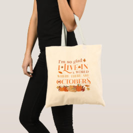 Bolsa Tote Anne of Green Gables October Quote