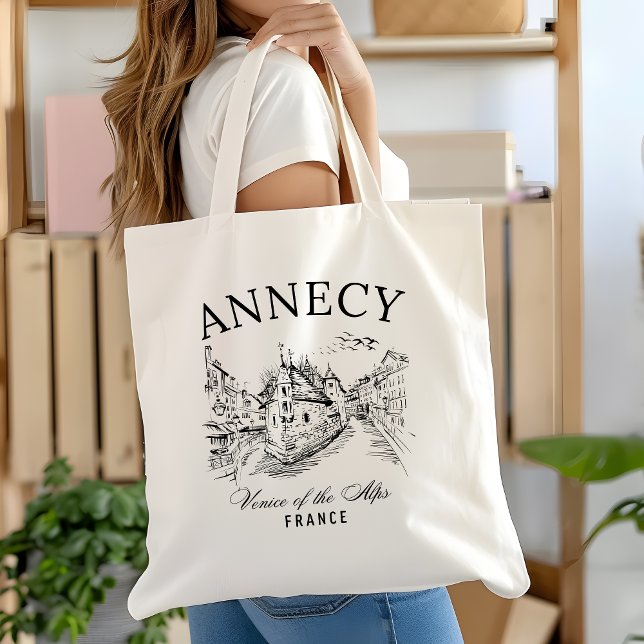 Bolsa Tote Annecy France Venice of the Alps (Criador carregado)