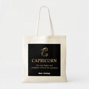 Bolsa Tote Ano de Capricórnio Começa & Termina Conosco Person