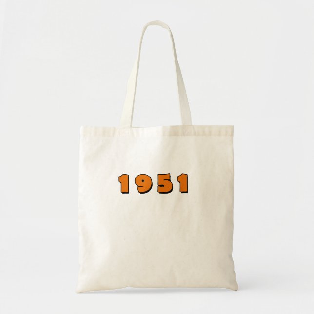 Bolsa Tote Ano de colheita de 1951 (Frente)
