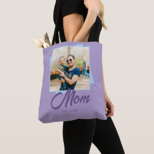 Bolsa Tote Ano de Fundação da Mãe com Foto
