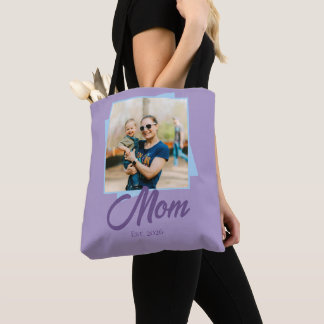 Bolsa Tote Ano de Fundação da Mãe com Foto