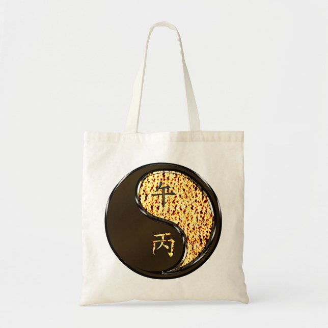 Bolsa Tote Ano do Cavalo de Fogo (Frente)