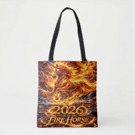Bolsa Tote Ano do Cavalo de Fogo 2026
