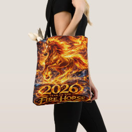 Bolsa Tote Ano do Cavalo de Fogo 2026