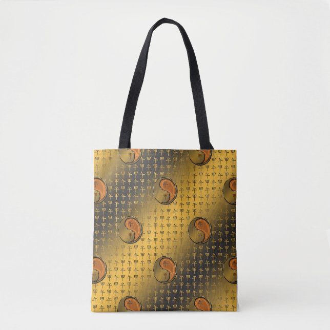 Bolsa Tote Ano do Cavalo de Madeira (Frente)