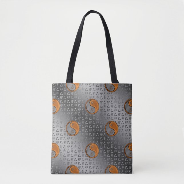 Bolsa Tote Ano do Coelho de Madeira (Frente)
