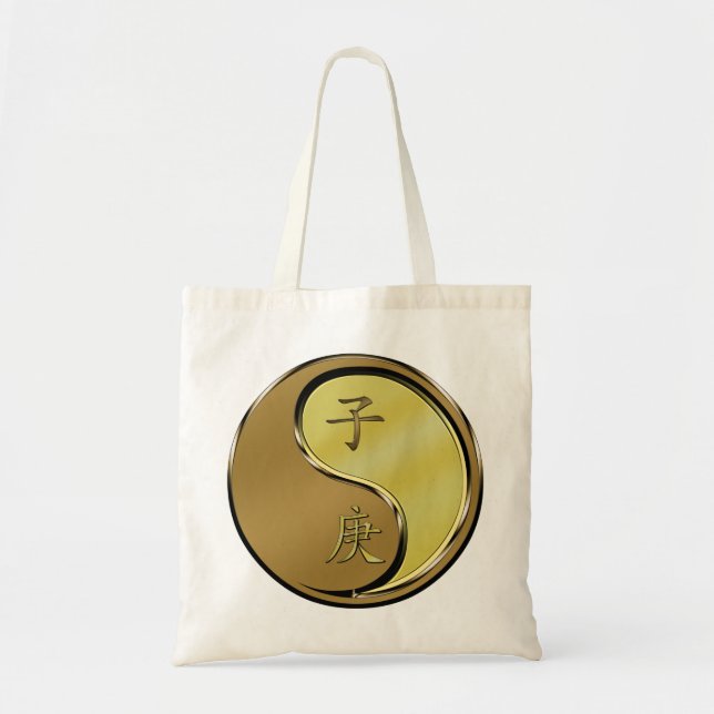 Bolsa Tote Ano do Rato de Metal (Frente)