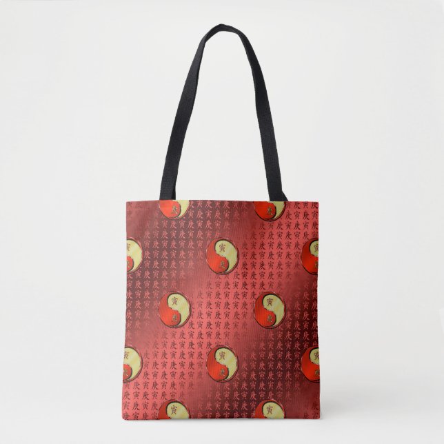 Bolsa Tote Ano do Tigre de Metal (Frente)
