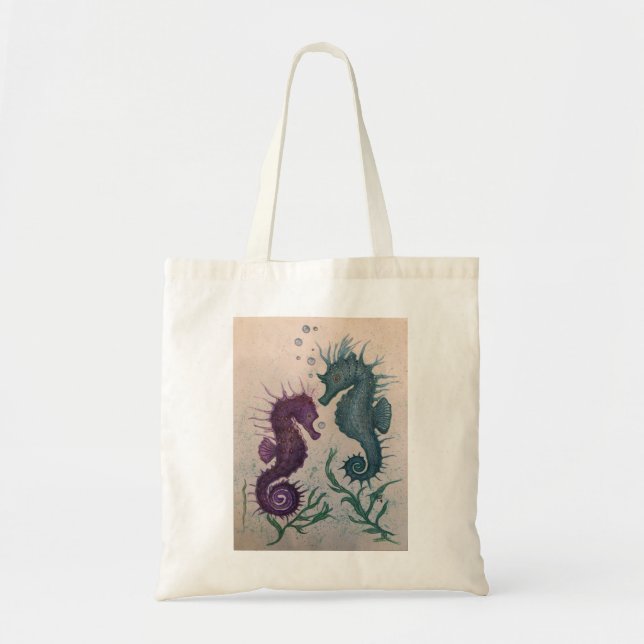 Bolsa Tote Ano dos Cavalos-Marinhos (Frente)