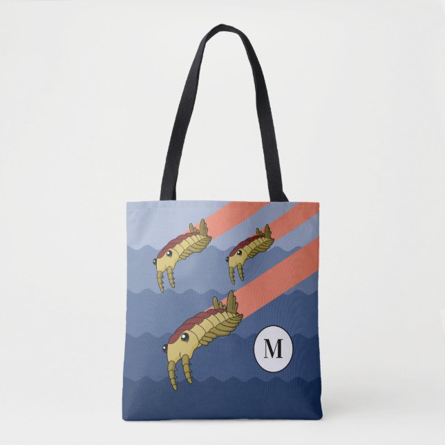 Bolsa Tote Anomalocaris - Pré-História Personalizada (Frente)