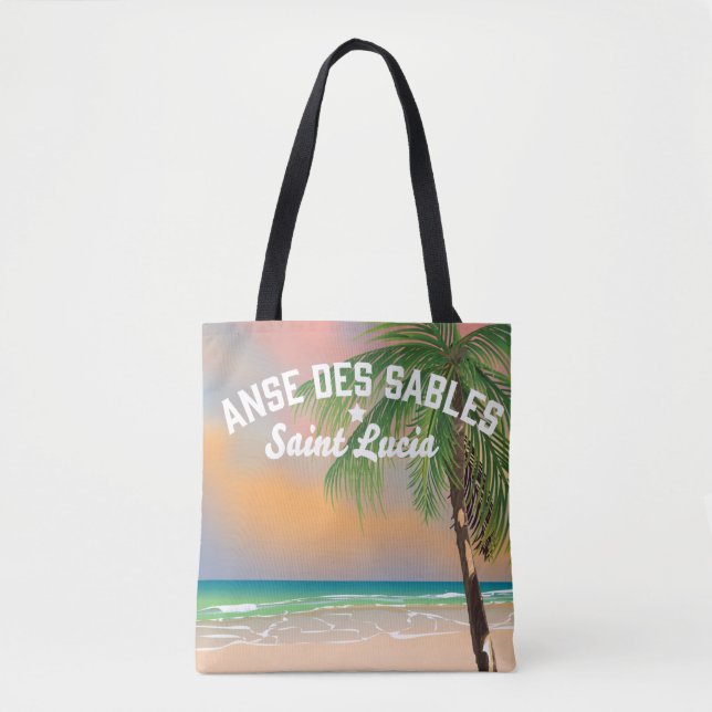 Bolsa Tote Anse Des Sables Santa Lúcia (Frente)