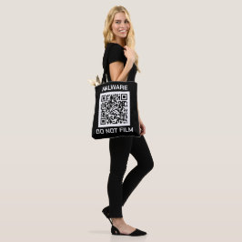 Bolsa Tote Anti-Surveillance Shield - Advertência contra malw