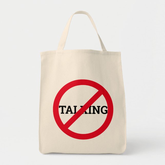 Bolsa Tote Anti-Talking (Frente)